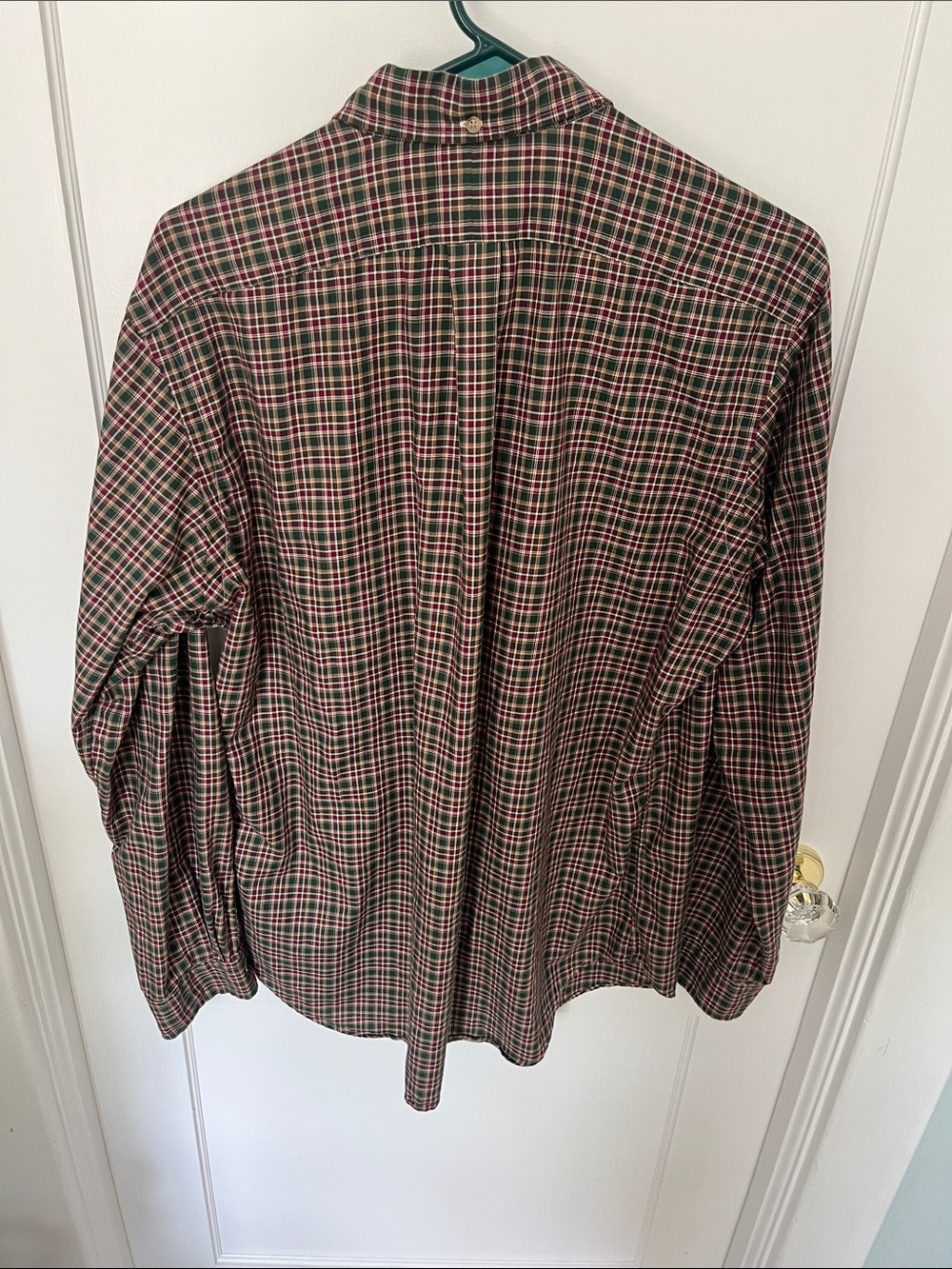 Ralph Lauren Green and Red Plaid Button-Down Shirt - Picture 4 of 4